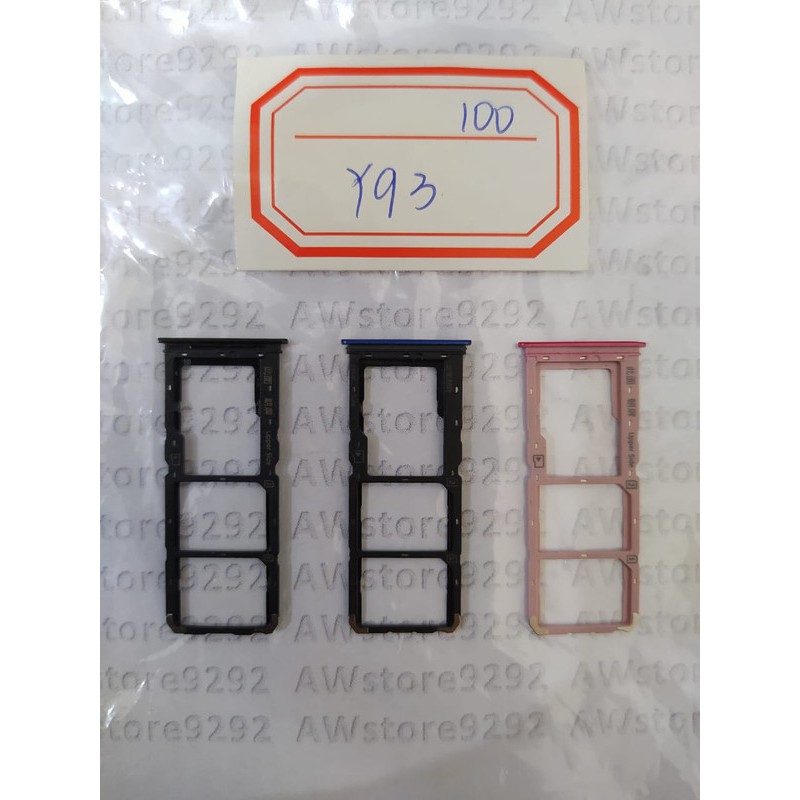 Slot Tempat Dudukan Kartu Simcard Sim card Lock Simtray Sim Tray VIVO Y93 Y91 Y95