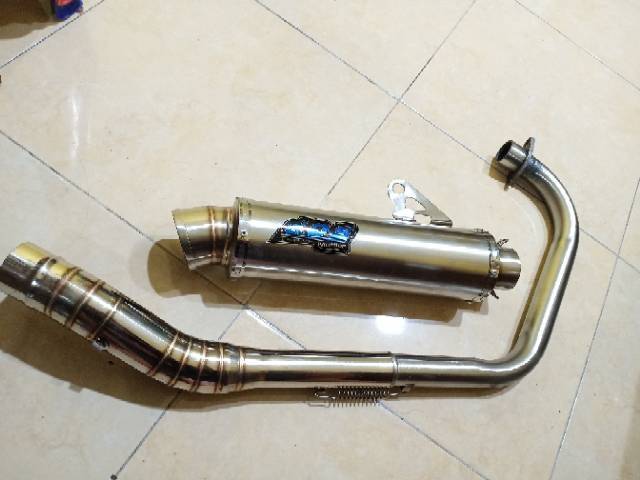 Knalpot Racing DOS cantol buat Megapro GLpro Tiger Cb Scorpio dll-1