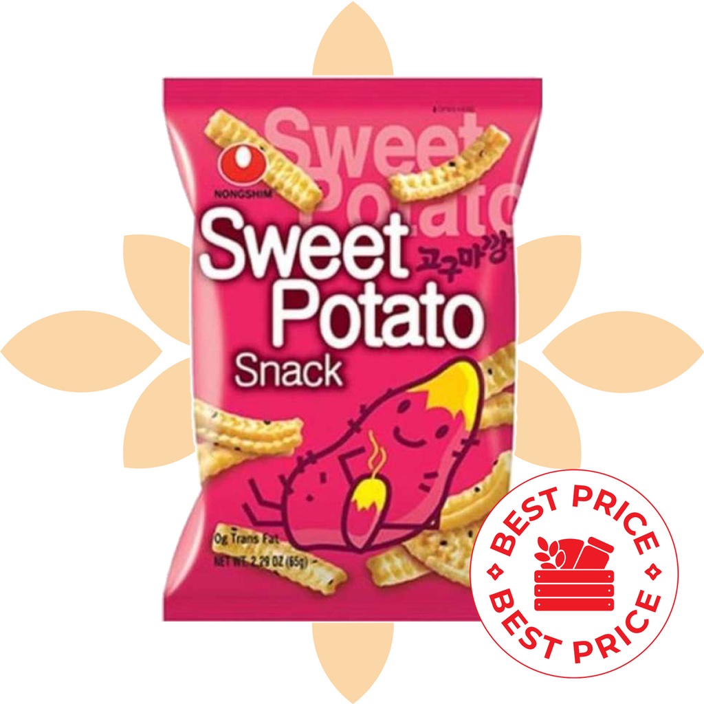 NONGSHIM - SWEET POTATO SNACK - 55 GR (KOREAN SNACK)