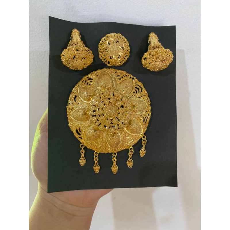 Bros Alpaka Bali Bros Bulat Tanpa Permata