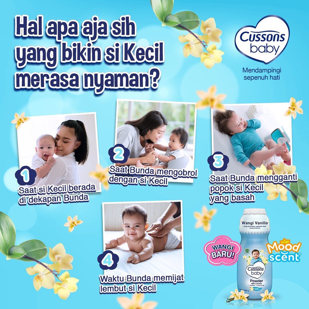 ❤ BELIA ❤ Cussons Baby Powder Shampoo | Baby Shower | 50g | 75g | 100g | 150g | 200g | 300g | Sampo Bayi | Bedak Bayi | Perlengkapan Bayi ✔️ BPOM