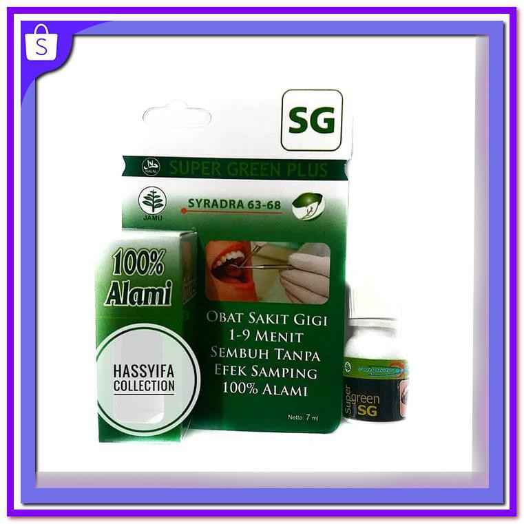 Jual Super Green Plus Sg Obat Sakit Gigi Indonesia Shopee Indonesia