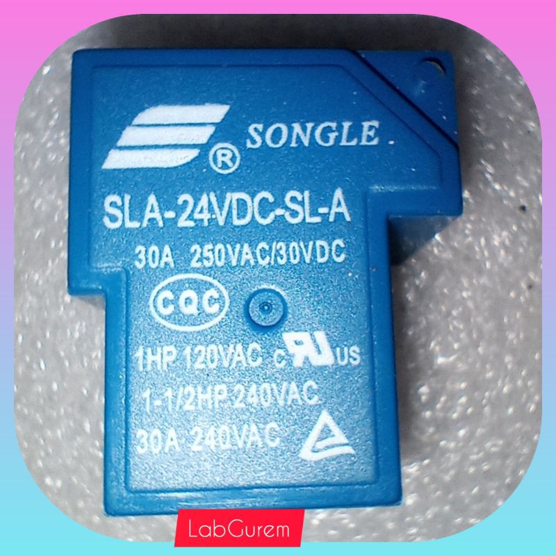 RELAY 30A 24V SONGLE SLA-24VDC-SL-A 24v