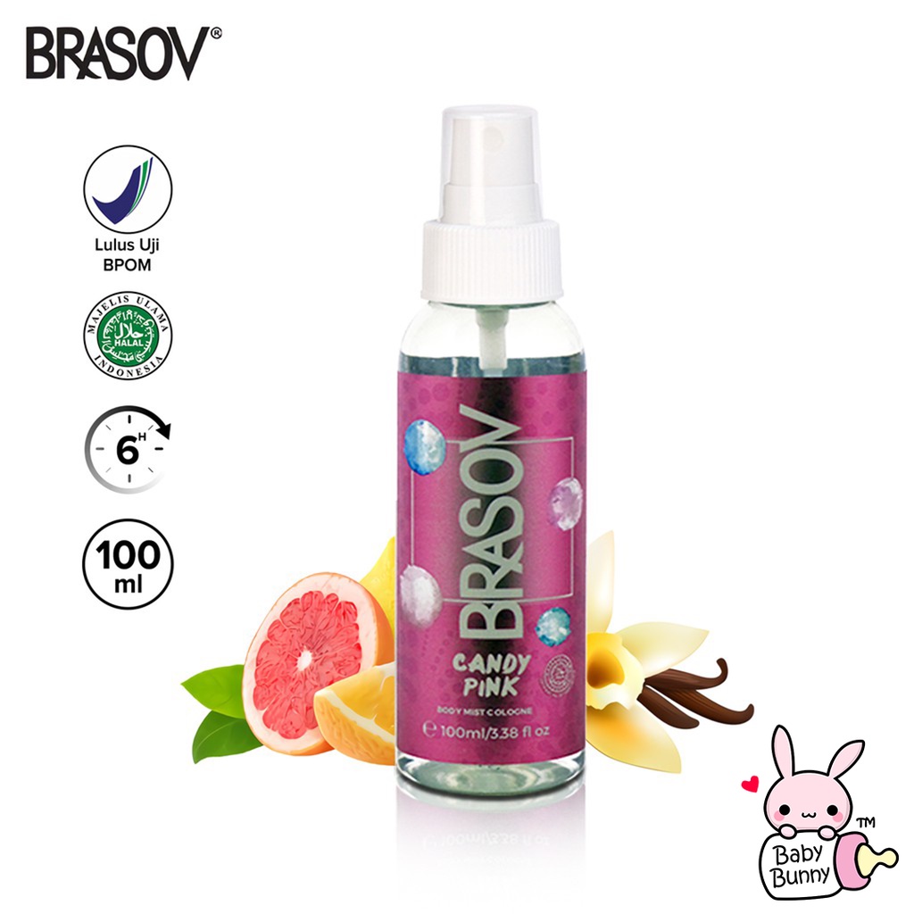 ❤ BELIA ❤ BRASOV Body Mist Spray Cologne Refreshing Fragrance 100mL