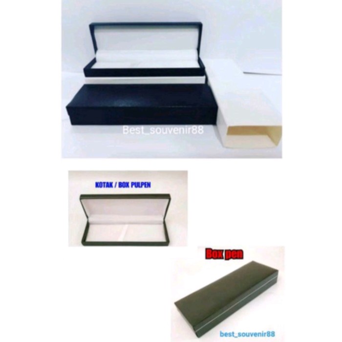 

Murah Kotak / Box Pulpen Hitam Exclusive Kulit Sintetis Promo
