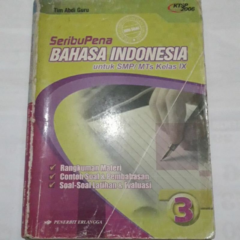 SeribuPena Bahasa Indonesia Untuk SMP/MTs Kelas IX