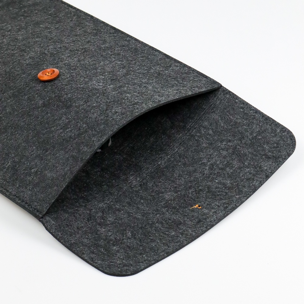 Rhodey Felt Button Style Sleeve Case Laptop Ultrabook - DA58