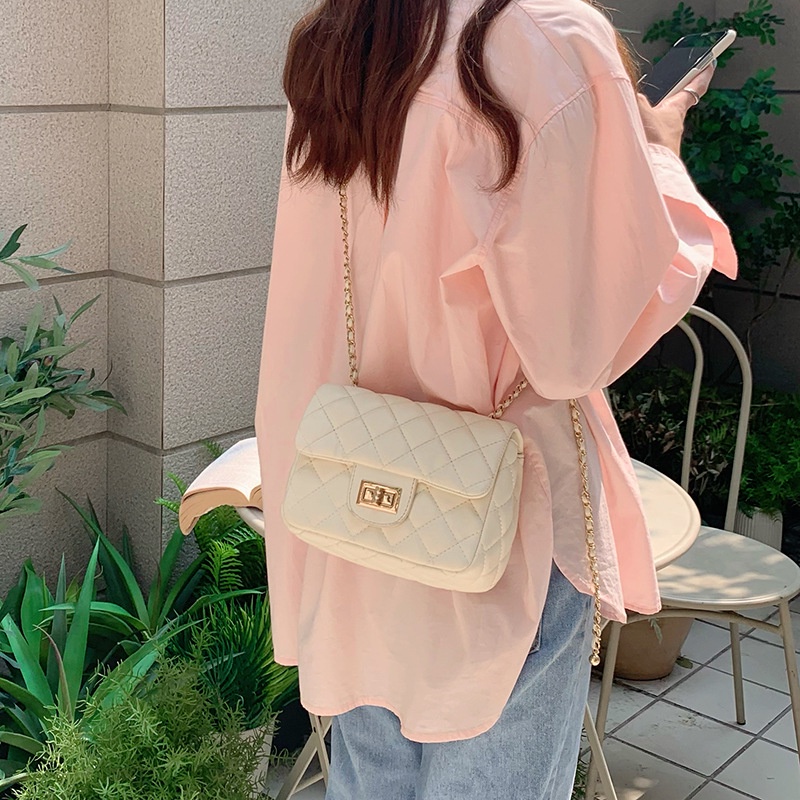 Tas Selempang Wanita Cewek Kulit Import Kekinian Terbaru Tas Pesta Kondangan Sling Bag Elegant Original Mewah Murah 161.ID