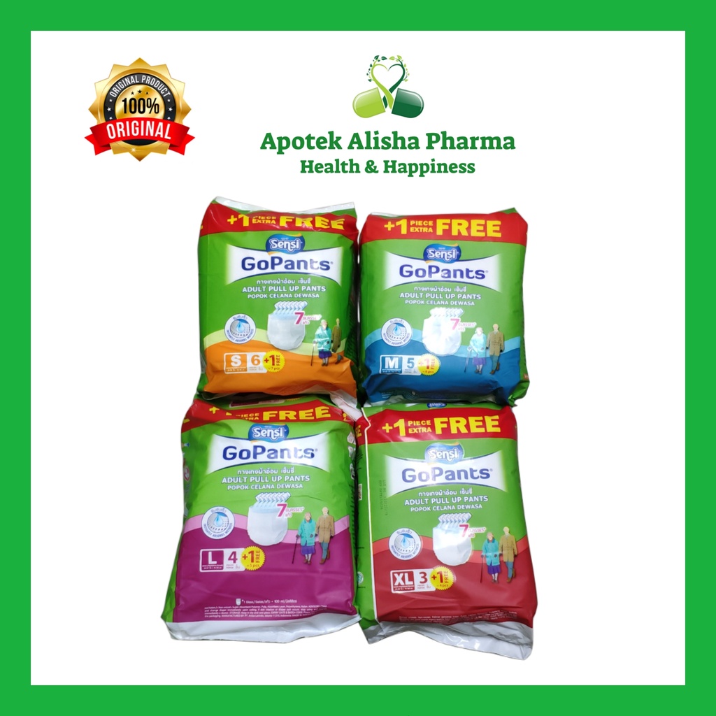 Sensi Popok Celana Dewasa / GoPantz S/M/L/XL - Go Pantz Diapers Dewasa Sekali Pakai