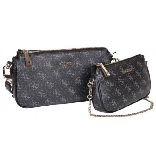 [TANG&amp;YENNY] TAS WANITA SHOULDERBAGS GUESS ARIE DOUBLE POUCH CROSSBODY/TAS SLINGBAGS WANITA TRANDY #7636 IMPORT