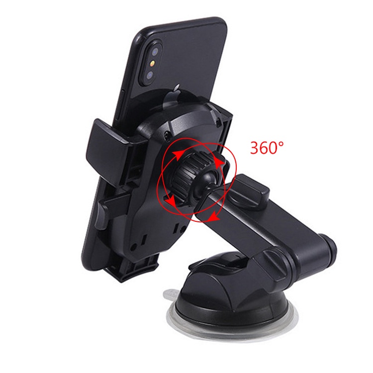 HD19 CAR Holder car mount tempel dasbor kaca meja penyangga dudukan HP mobil