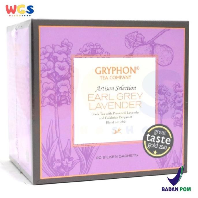 

Jual Gryphon Tea Bag Earl Grey Lavender Black Tea With Lavender / Box Teh