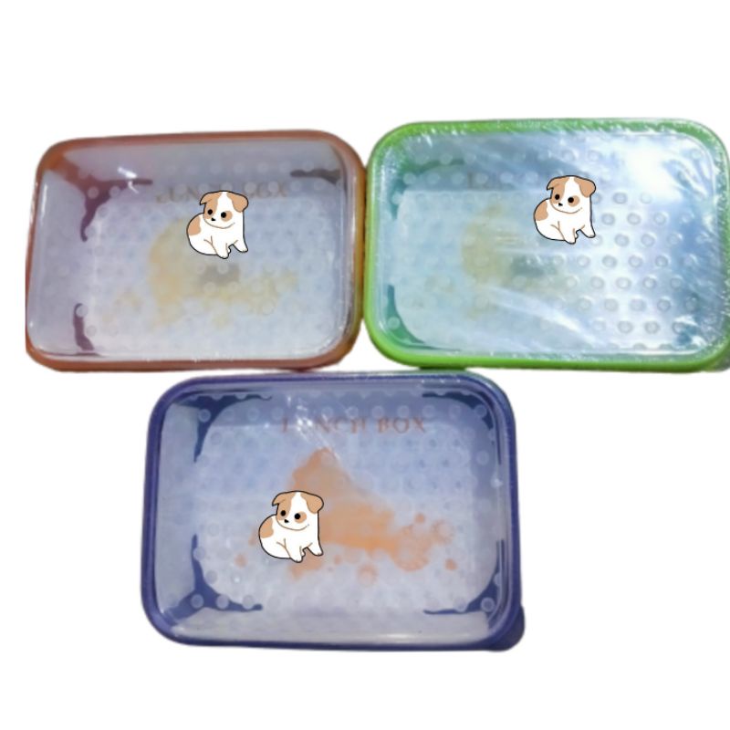 Kotak Makan Plastik Tanpa Sekat