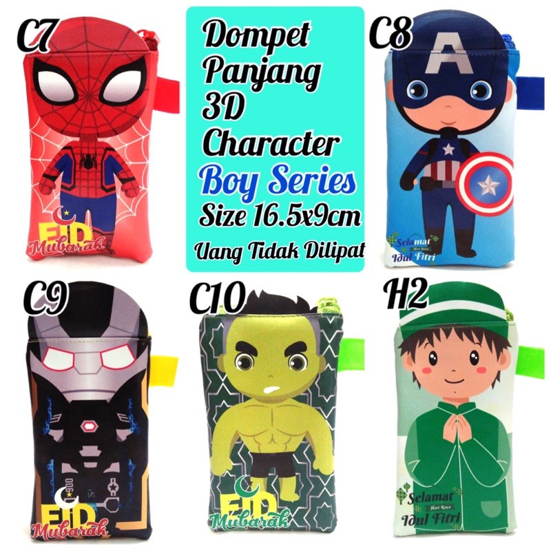 Dompet Panjang Amplop Fitrah dan THR Lebaran Idul Fitri Ramadhan Kartun Anak Cewek Giril Princess