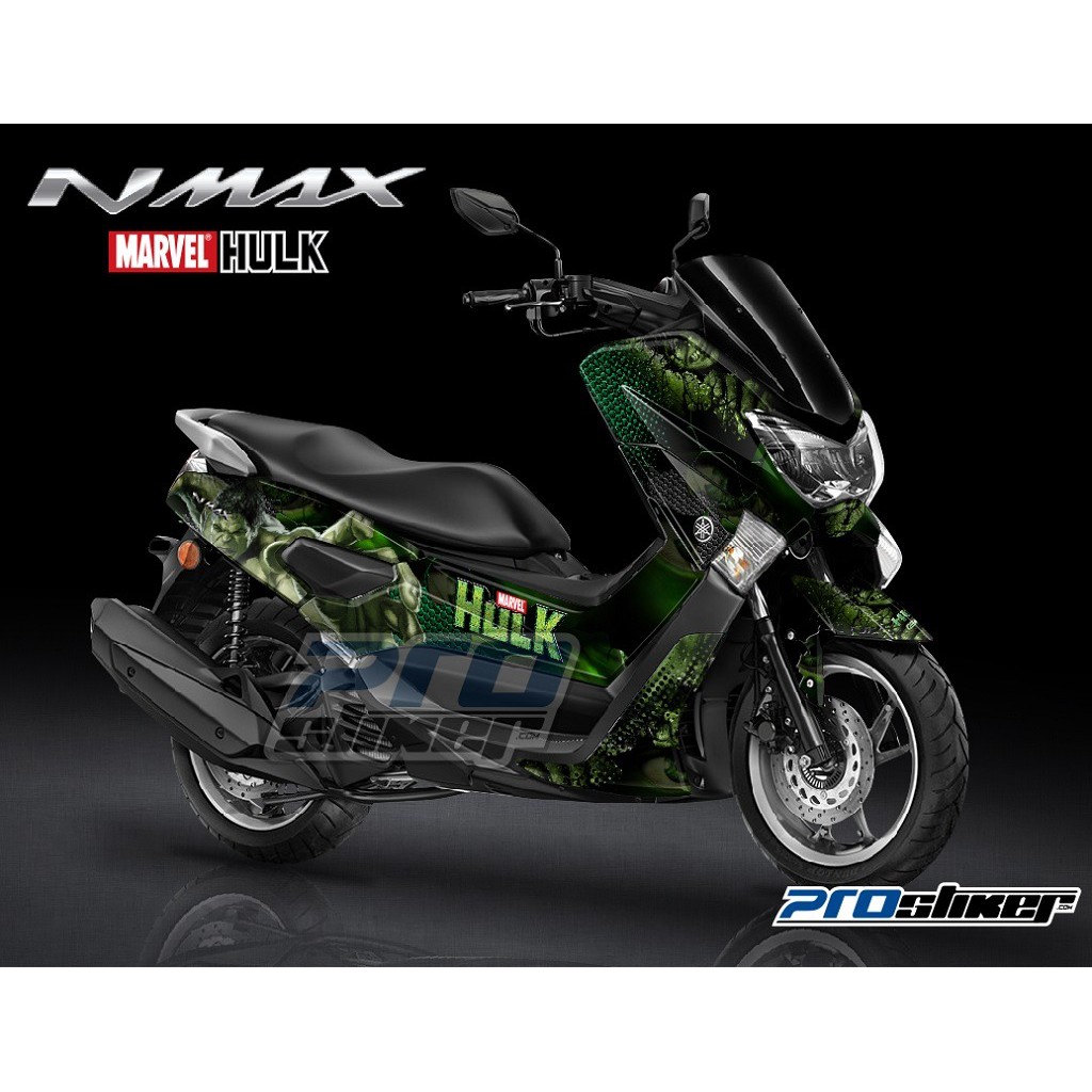 Stiker Motor NMAX Motif Super Hero HULK SEMUA SIAP KIRIM Shopee