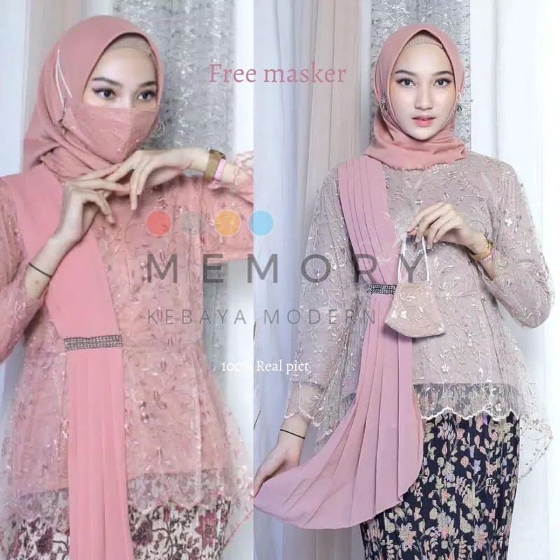 MY-SET KEBAYA MODERN AURORA ~ BLOUSE AMALIA SELENDANG ~ SETELAN KEBAYA WISUDA~KEBAYA WISUDA TERBARU