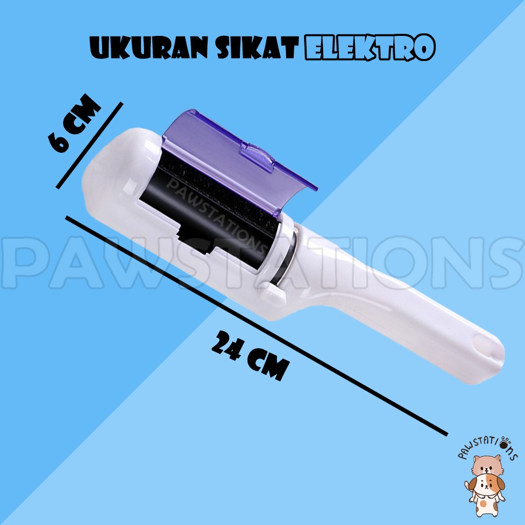 Sikat Pembersih Bulu Kucing Alat Pembersih Bulu Kucing Roll Pembersih Bulu Kucing Roller Bulu Kucing Sikat Elektrostatis Sikat Elektro Electrostatic Brush Pet Hair Remover