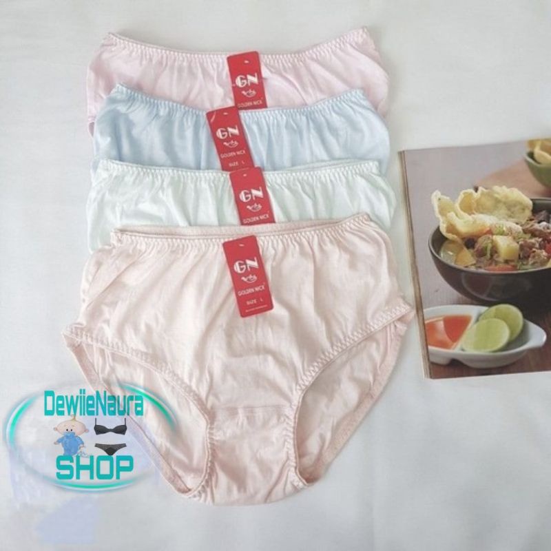 Cd Wanita Jumbo Golden Nick 381 Karet Zigzag | Celana Dalam Wanita Jumbo