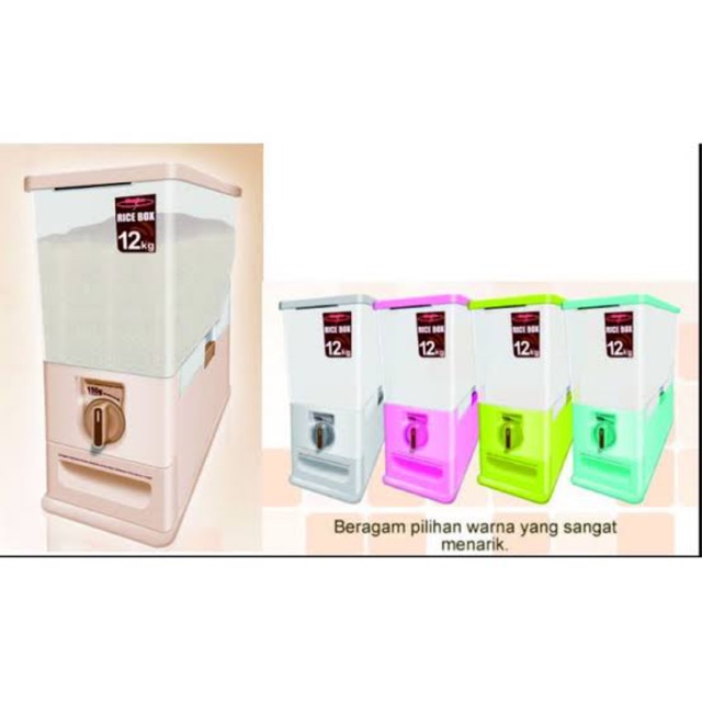 RICE BOX / TEMPAT BERAS MASPION 12Kg MRD-1200