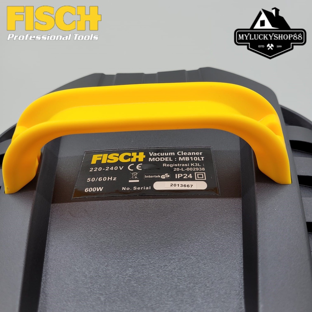 Fisch MB10LT 3 in 1 Vacuum Cleaner Wet Dry Blow Sedot Debu MB 10 LT