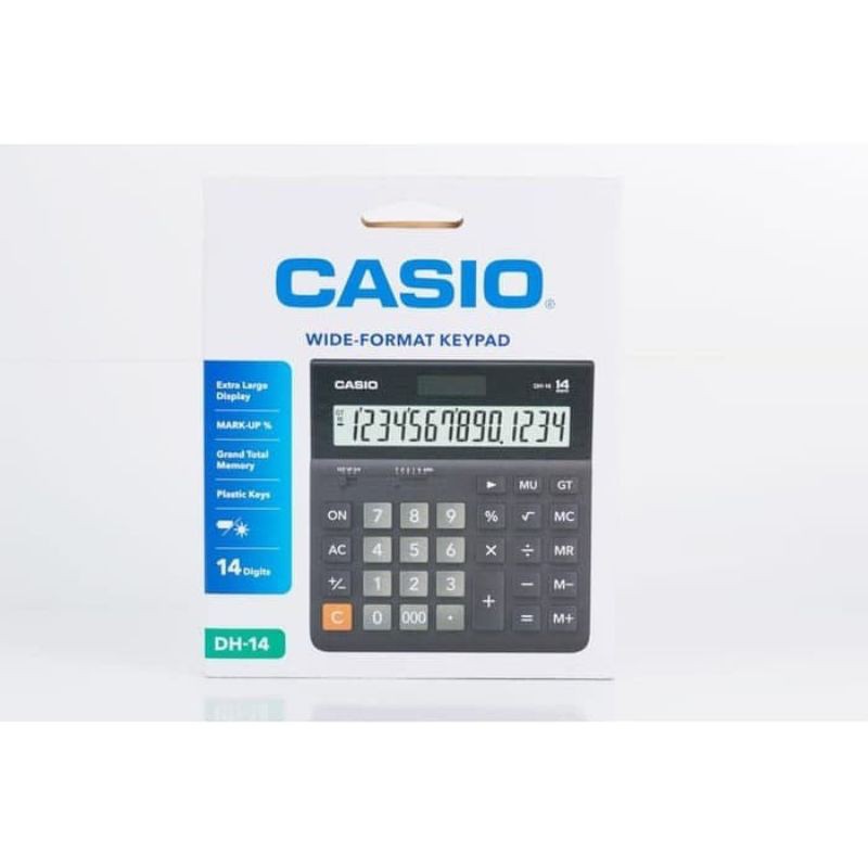 

KALKULATOR CASIO DH 14 ORIGINAL Angka : 14 Digit GARANSI 1 TAHUN