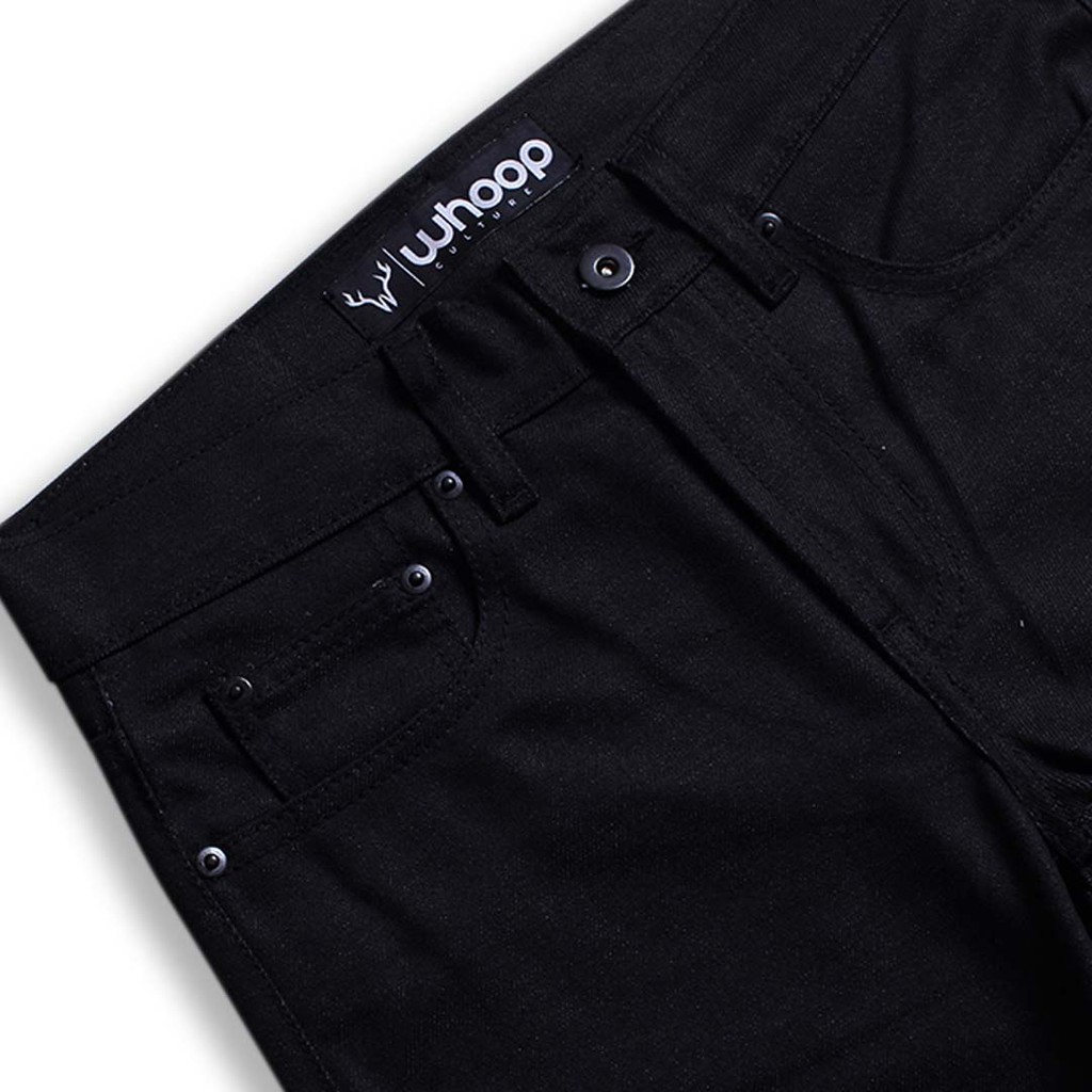 Whoopculture &quot;Yarkand&quot; Black Denim 15oz