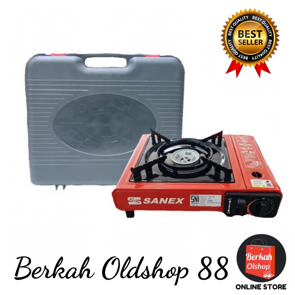 SANEX Kompor Gas Portable 2 in 1 Portable Gas Stove 2 fungsi