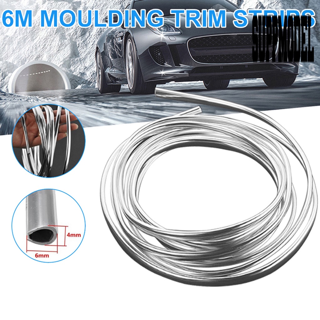 Strip Pelindung Goresan Pintu Mobil Universal Bentuk U Bahan PVC Glossy