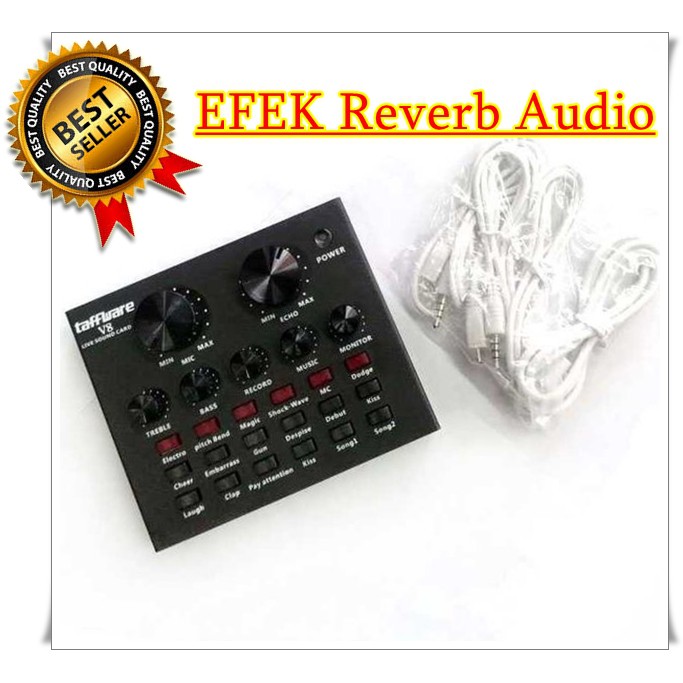 Efek Audio REVERB untuk sound system rekaman handphone mixer amplifier power audio komputer laptop