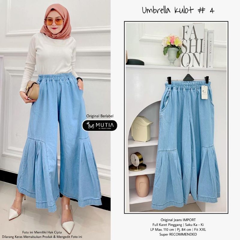 umbrella kulot #4 kulot jeans by mutia
