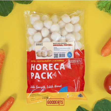 

GOODEATS HORECA PACK ORIGINAL FISH BALL 500gr | GOODEATS/FROZENFOOD/FROZENFOOD MURAH - ORIGINAL FISH BALL
