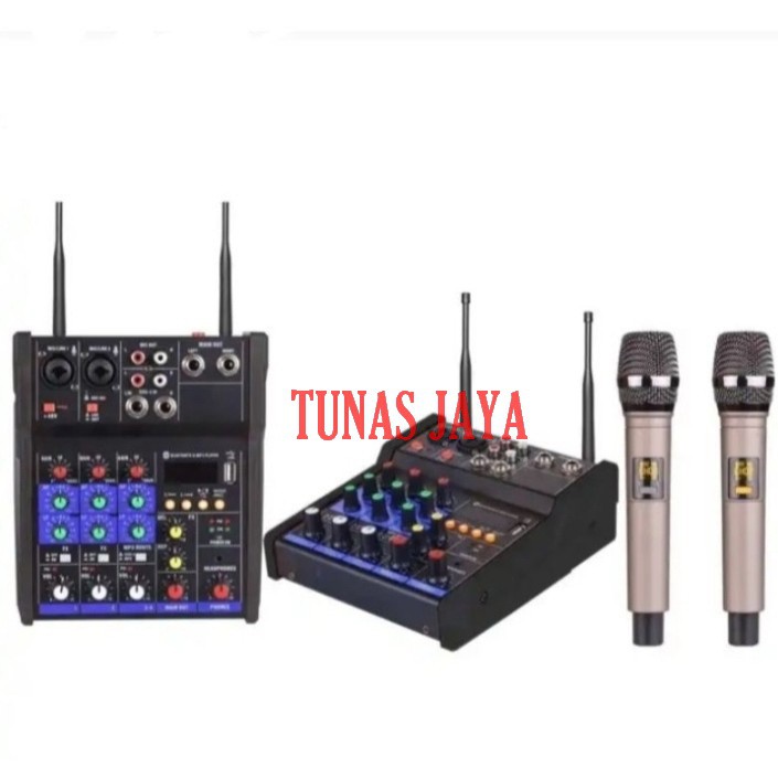 Mixer Mic Wireless YAMAHA G4  4-Channel Paket with 2 Mic Wireless