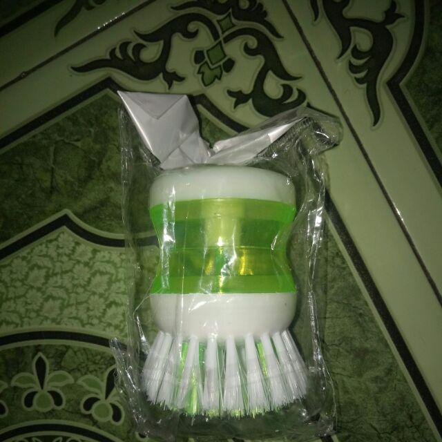 Alat Sikat Panci Inovatif Dispenser Sabun Cair Brush Soap Dapur Piring