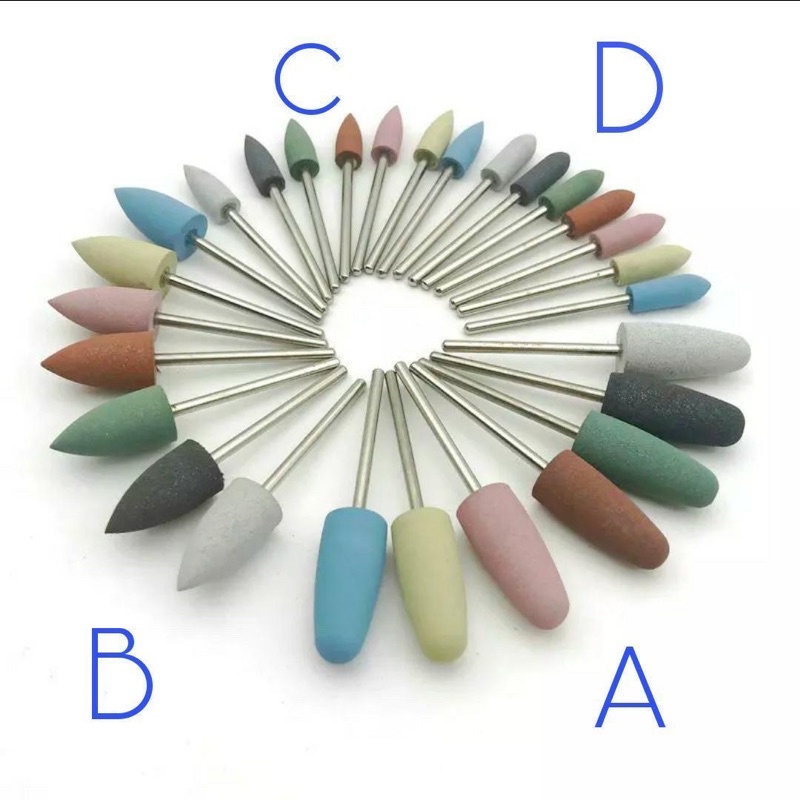 Dental bur poles akrilik rubber / polishing acrylic