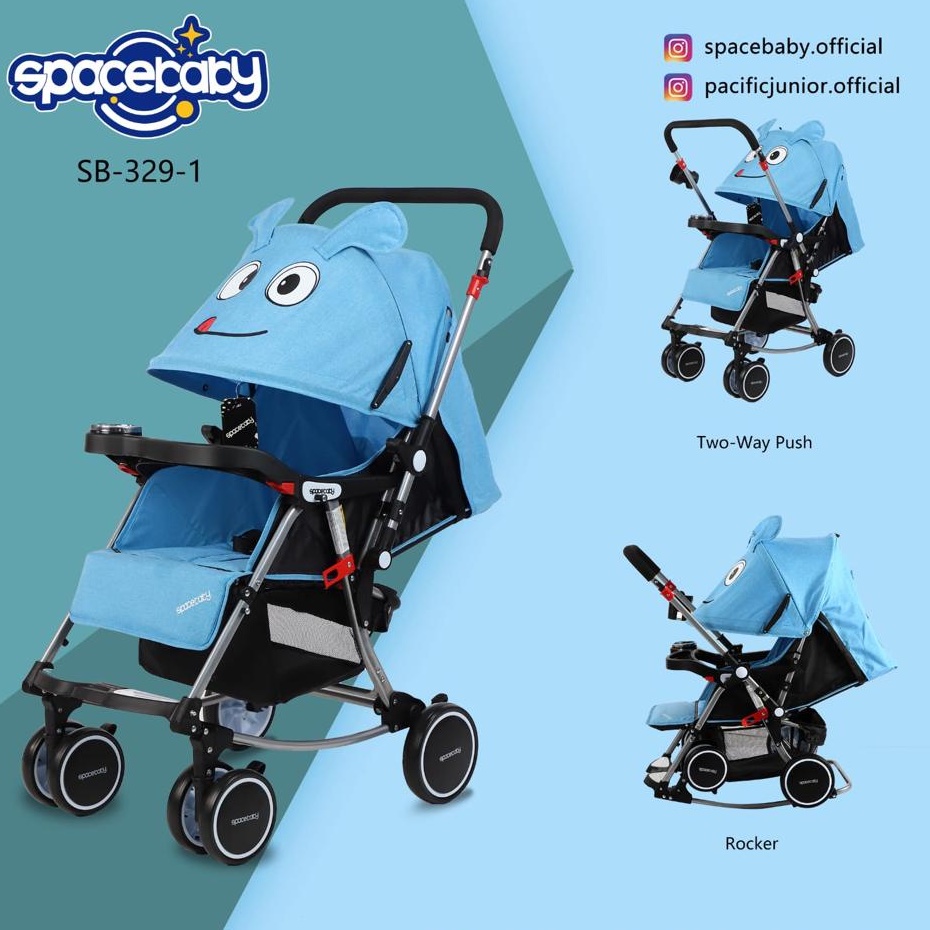 Baby Stroller SB 207 329-1 6202 Spacebaby Bisa Dilipat SB207 SB329-1 SB6202 Cabin Size Alat Bantu Kereta Dorong Anak Bayi Space Baby Extra Pad Rocker Reversible Stir Bolak Balik Kelambu SB 203 SB203 SB 204 SB204 SB 325-1 SB325-1 SB 330-1 SB330-1