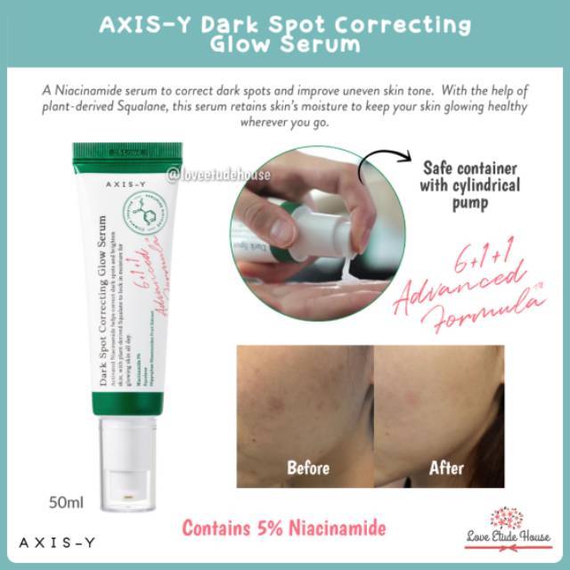 Axis Y Dark Spot Correcting Glow Serum Shopee Indonesia