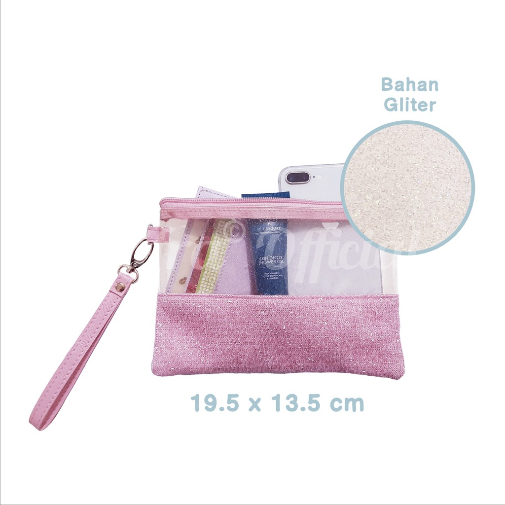 TEMPAT MASKER DOMPET MASKER MIKA GLITTER STICKER DIY SHIFRA