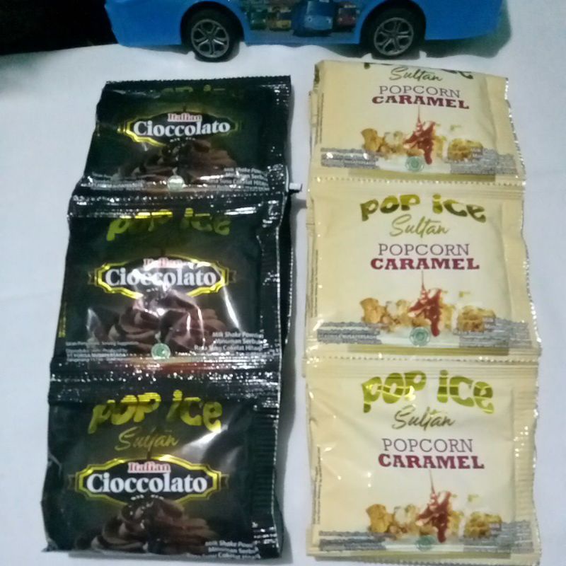 Minuman serbuk / Pop ice / Pop ice baru / minuman aneka rasa