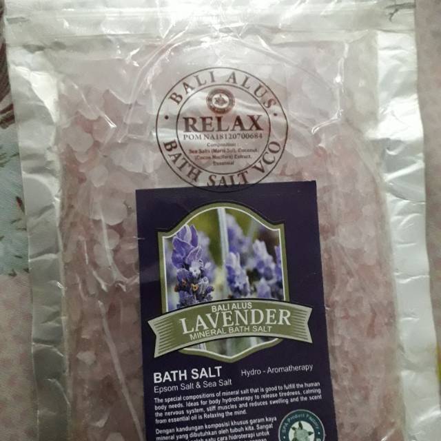 Bath Salt Bali Alus lavender VCO 250 gr