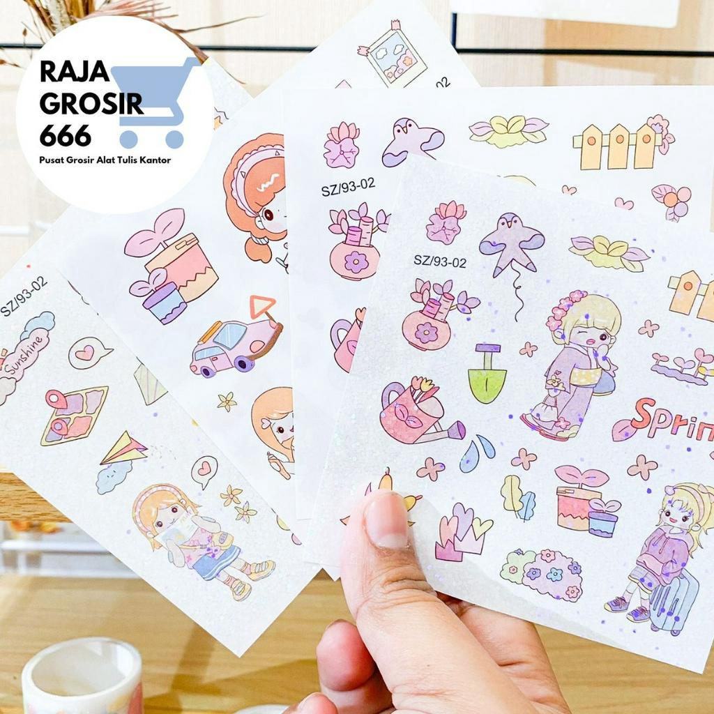 

PAKET SET STIKER SZ-93 WASHI TAPE STICKER CUTTER COD TERMURAH
