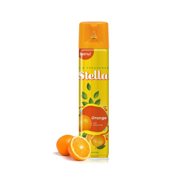 Stella Aerosol Orange 400ml - Pengharum Ruangan