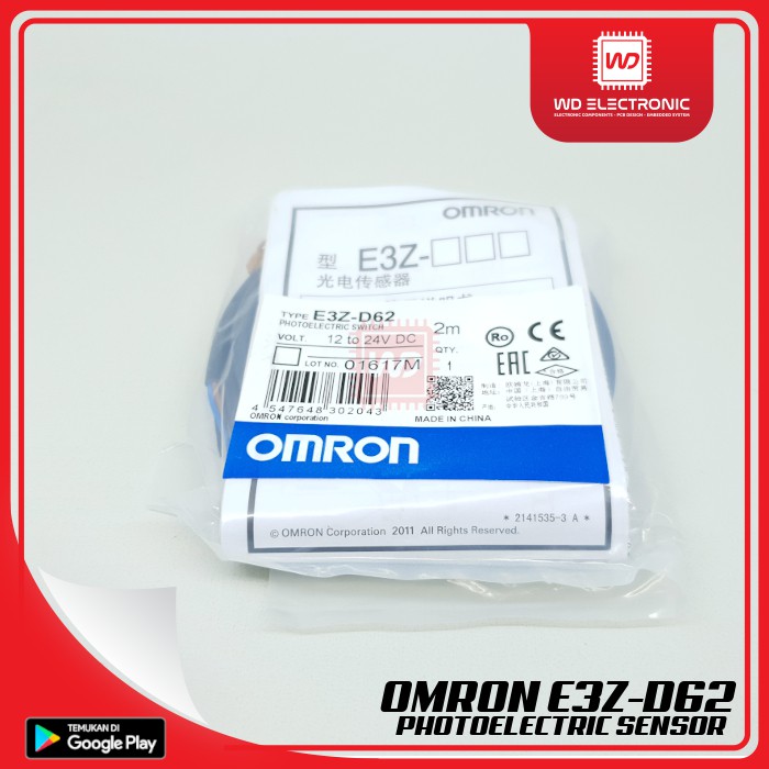 OMRON E3Z-D62 PHOTOELECTRIC SENSOR ORIGINAL