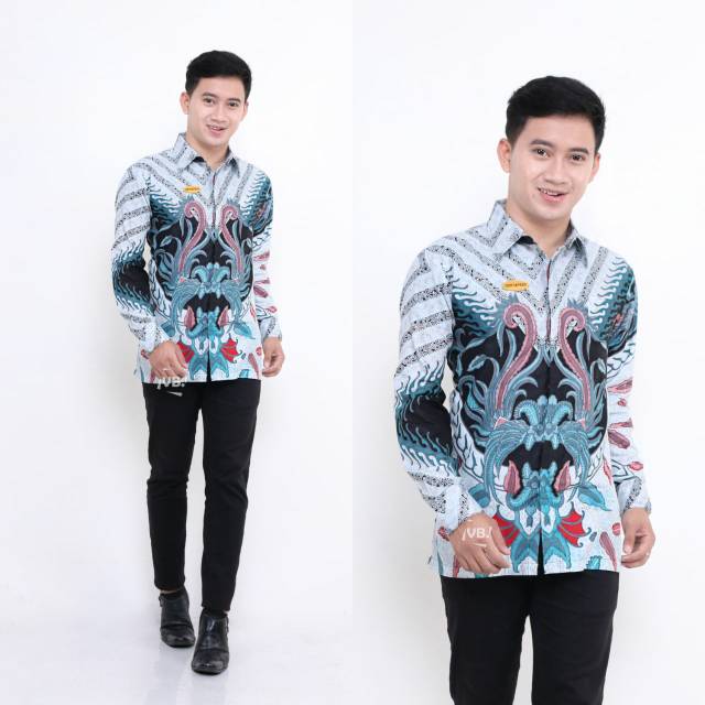 Batik Kemeja Hem Bajukantor Seragamkerja Lenganpanjang Batiktulis Terlaris Celana Chinos Atasan Shopee Indonesia