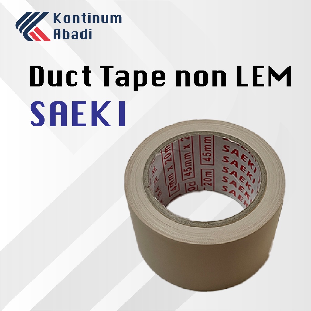 DUCT TAPE / LAKBAN / ISOLASI NON LEM AC - SAEKI