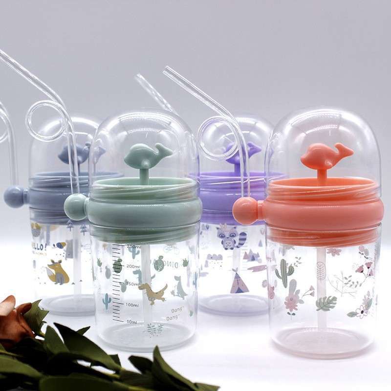 BPA FREE BOTOL MINUM ANAK AIR MANCUR KARAKTER PAUS UNIK LUCU