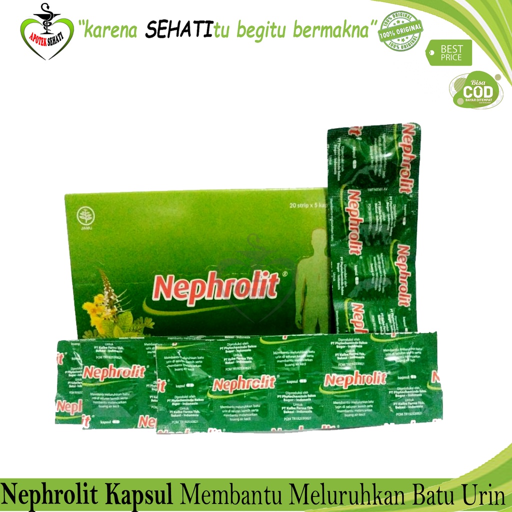 NEPHROLIT Kalbe Jamu Peluruh Batu Urin Dan Pelancar Buang Air Kecil