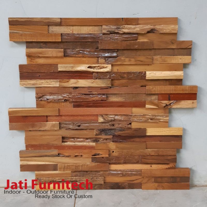 Panel Dinding Kayu Antik