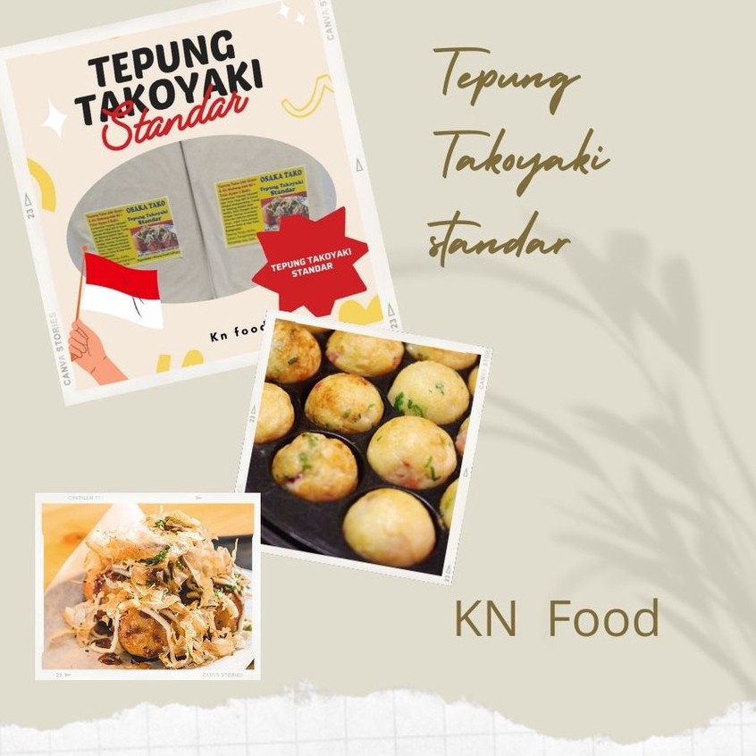 

Tepung Takoyaki Standar- 10 kg Tepung Takoyaki
