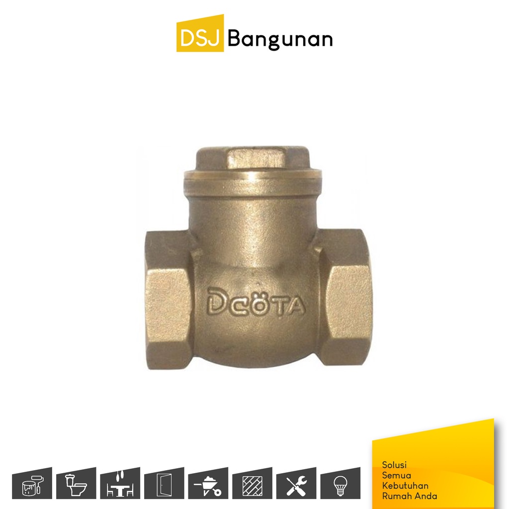 Dcota Check Valve Klep Katup Klep Tabok 1/2 | 3/4 | 1 Inch