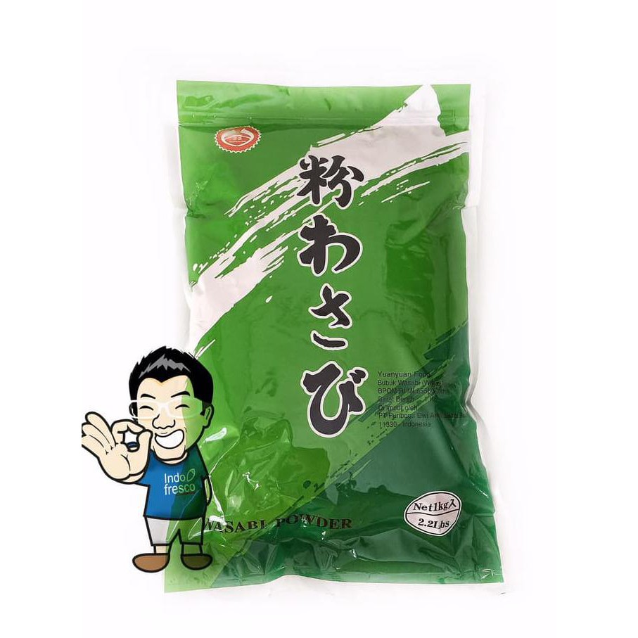 

Dijual Wasabi Powder Yuanyuan Food- Bubuk Wasabi 1Kg Terlaris